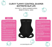 Load image into Gallery viewer, Curvy Booty Cuff tummy control shaper w/ extreme butt lift
