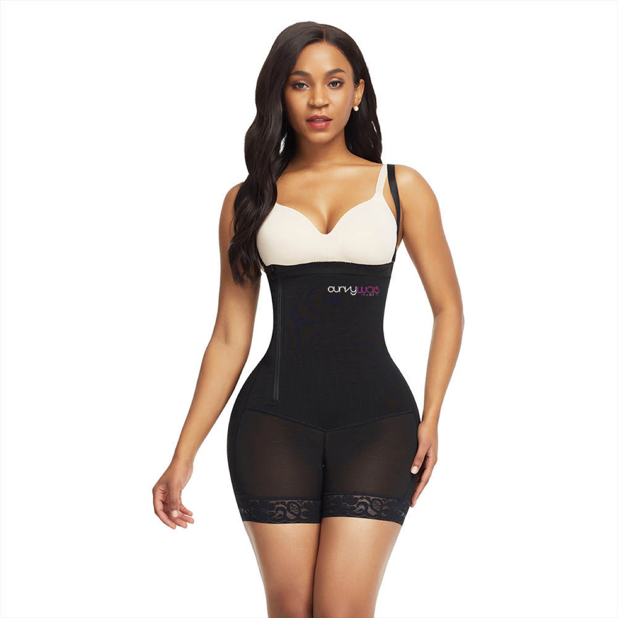 Faja Adelgazante Colombiana panty type U shaped back compresses the abdomen  … Black at  Women's Clothing store: Shapewear Bodysuits